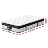 Giselle Bedding 31cm Mattress Euro Top King Single - Side View
