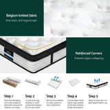 Giselle Bedding 31cm Mattress Euro Top King Single - Close-Up Angle