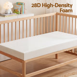 Giselle Bedding Cot Mattress, 11cm Thick Baby Mattress with Tencel Cover - Side View