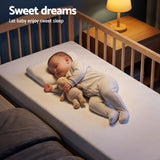 Giselle Bedding Cot Mattress, 11cm Thick Baby Mattress with Tencel Cover - 45-Degree Angle