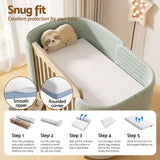 Giselle Bedding Cot Mattress, 11cm Thick Baby Mattress with Tencel Cover - Close-Up Angle