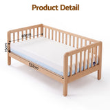 Giselle Bedding 15cm Cot Mattress, 38D Gel Memory Foam Cover - Front View