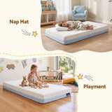 Giselle Bedding 15cm Cot Mattress, 38D Gel Memory Foam Cover - Rear View