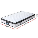 Giselle Mattress Cool Gel Foam 25cm Single - Front View