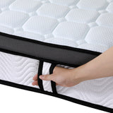 Giselle Mattress Cool Gel Foam 25cm Single - Top-Down View