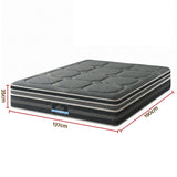 Giselle Mattress 35cm Hybrid Pocket Spring Euro Top Double - Side View
