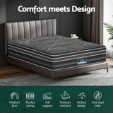Giselle Bedding 36cm Mattress Cool Gel Memory Foam Single - Top-Down View