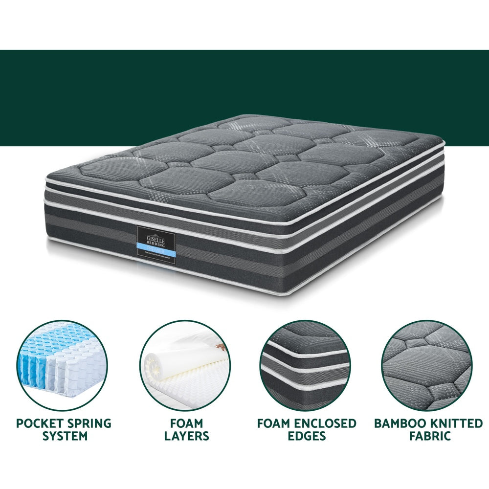 Giselle Bedding 36cm Mattress Cool Gel Memory Foam Single