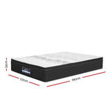 Giselle Bedding 28cm Mattress Super Firm Queen - Front View