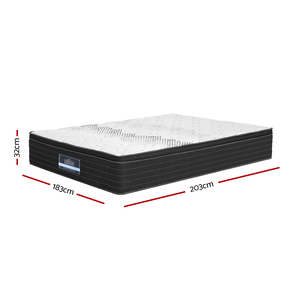 Giselle Bedding 24cm Mattress Super Firm Queen