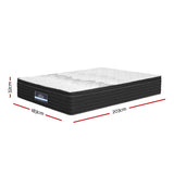 Giselle Bedding 24cm Mattress Super Firm Queen - Front View