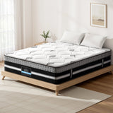 Giselle Bedding Double Mattress 35cm Bed in a Box Pocket Spring Gel Memory Foam - Close-Up Angle