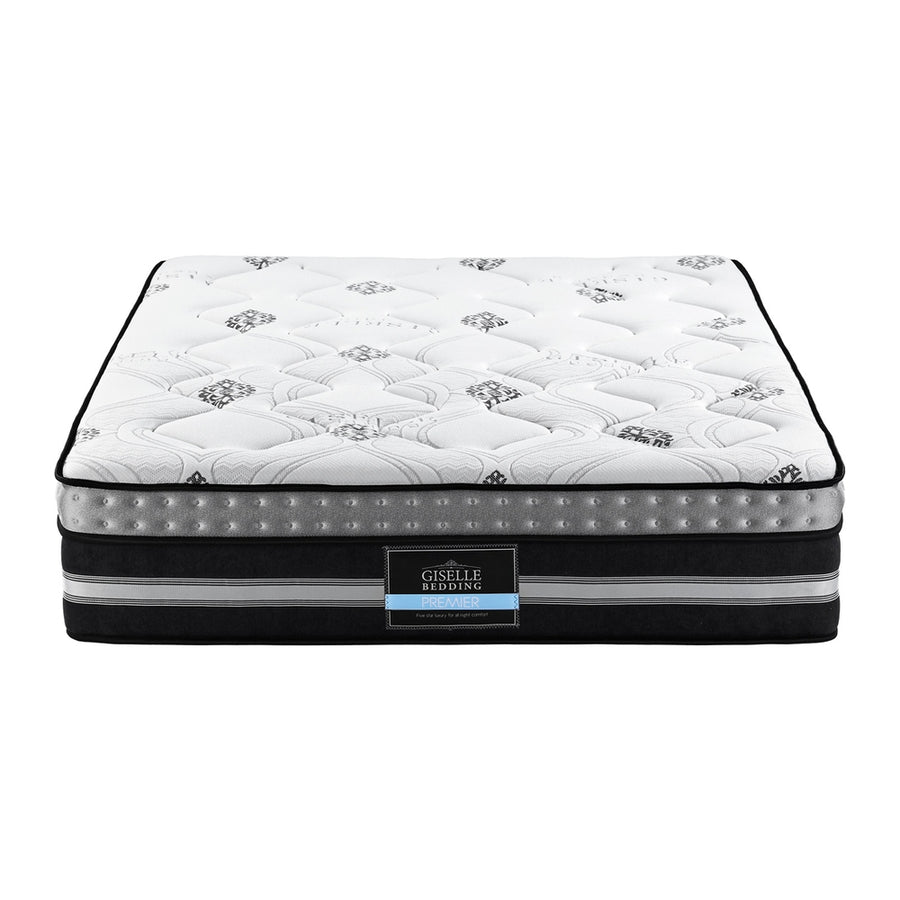Giselle Bedding King Mattress 35cm Bed in a Box Pocket Spring Gel Memory Foam
