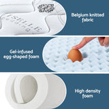 Giselle Bedding King Mattress 35cm Bed in a Box Pocket Spring Gel Memory Foam - Close-Up Angle