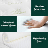 Giselle Mattress Cool Gel Foam 30cm King Single - 45-Degree Angle