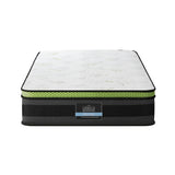 Kingston Slumber Mattress QUEEN Bed Size Bonnell Spring Bedding Firm Foam Top 16CM - Close-Up Angle