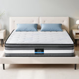Giselle Bedding 30cm Mattress Gel Foam Pocket Spring Double - Close-Up Angle