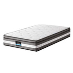 Giselle Bedding 30cm single pocket spring mattress with Euro Top