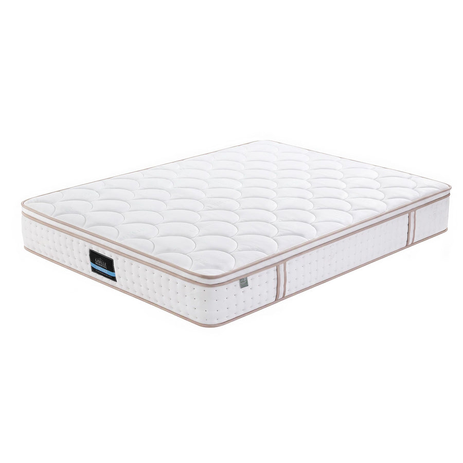 Giselle 30cm King Spring Mattress Tencel Cover 5-Zone Firm Back Support