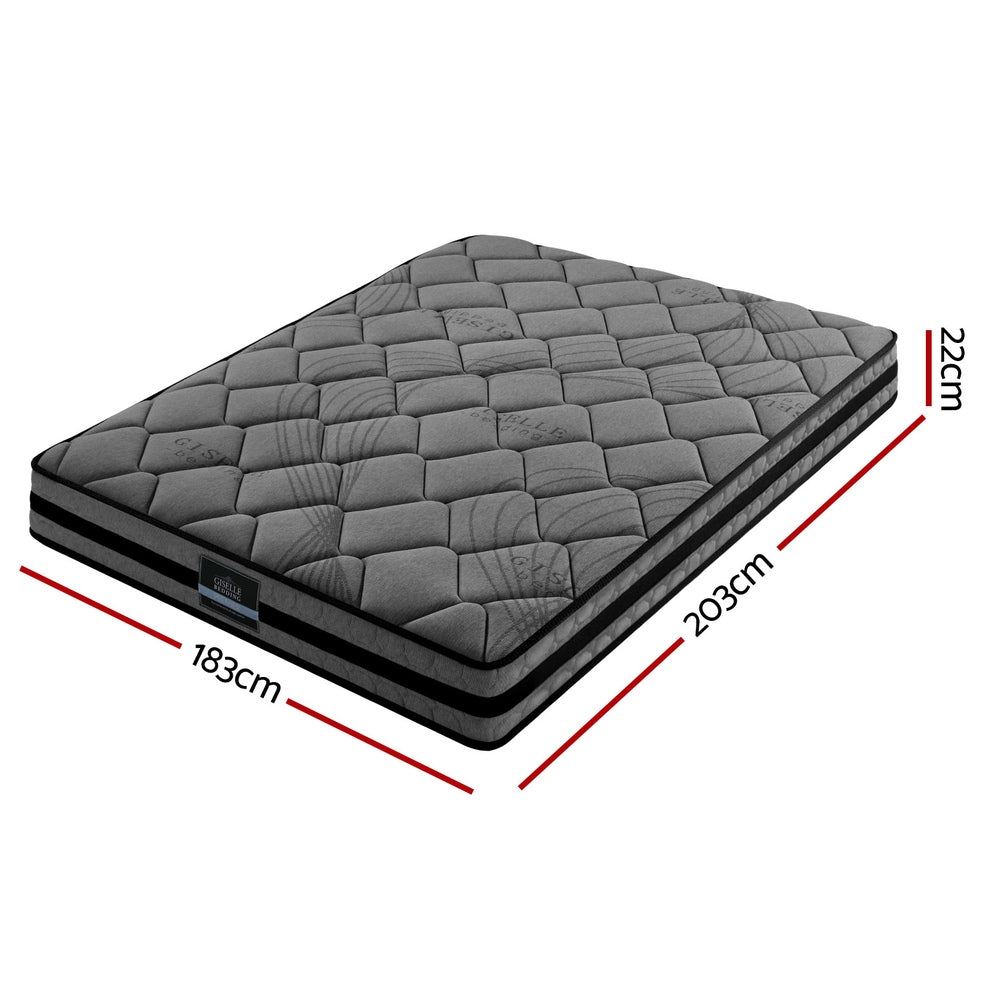 Giselle Bedding 31cm Mattress Euro Top King