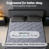 Giselle Bedding 34cm King Mattress Hybrid, Pocket Spring Bed Mattress - Rear View