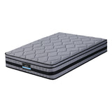 Giselle Bedding 34cm King Single Mattress Hybrid, Pocket Spring Bed Mattress - Front View