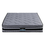 Giselle Bedding 34cm Queen Mattress Hybrid, Pocket Spring Bed Mattress - Top-Down View