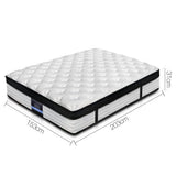 Giselle Bedding 31cm Mattress Euro Top Queen - Side View