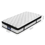 Giselle Bedding 31cm Mattress Euro Top Single - Side View
