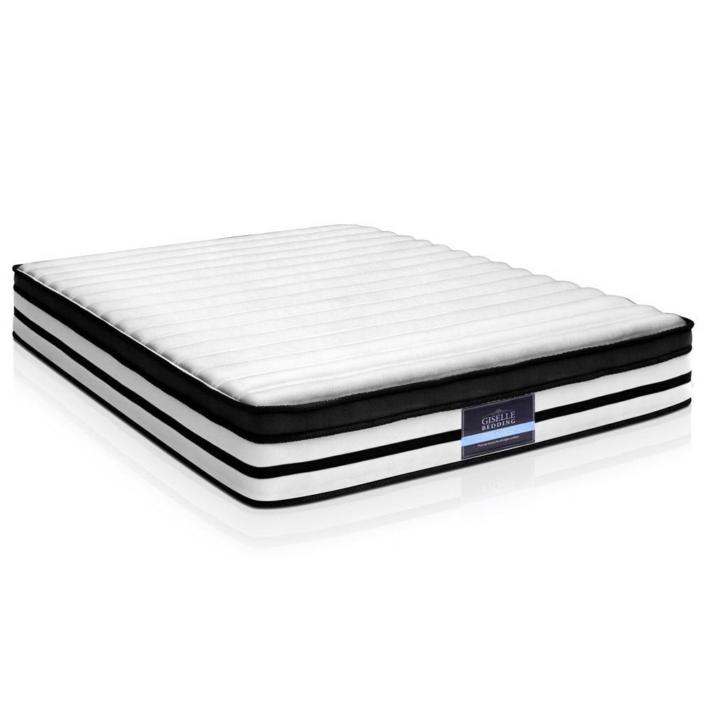 Giselle Bedding 18cm Mattress Medium Soft w/Pillows King Single