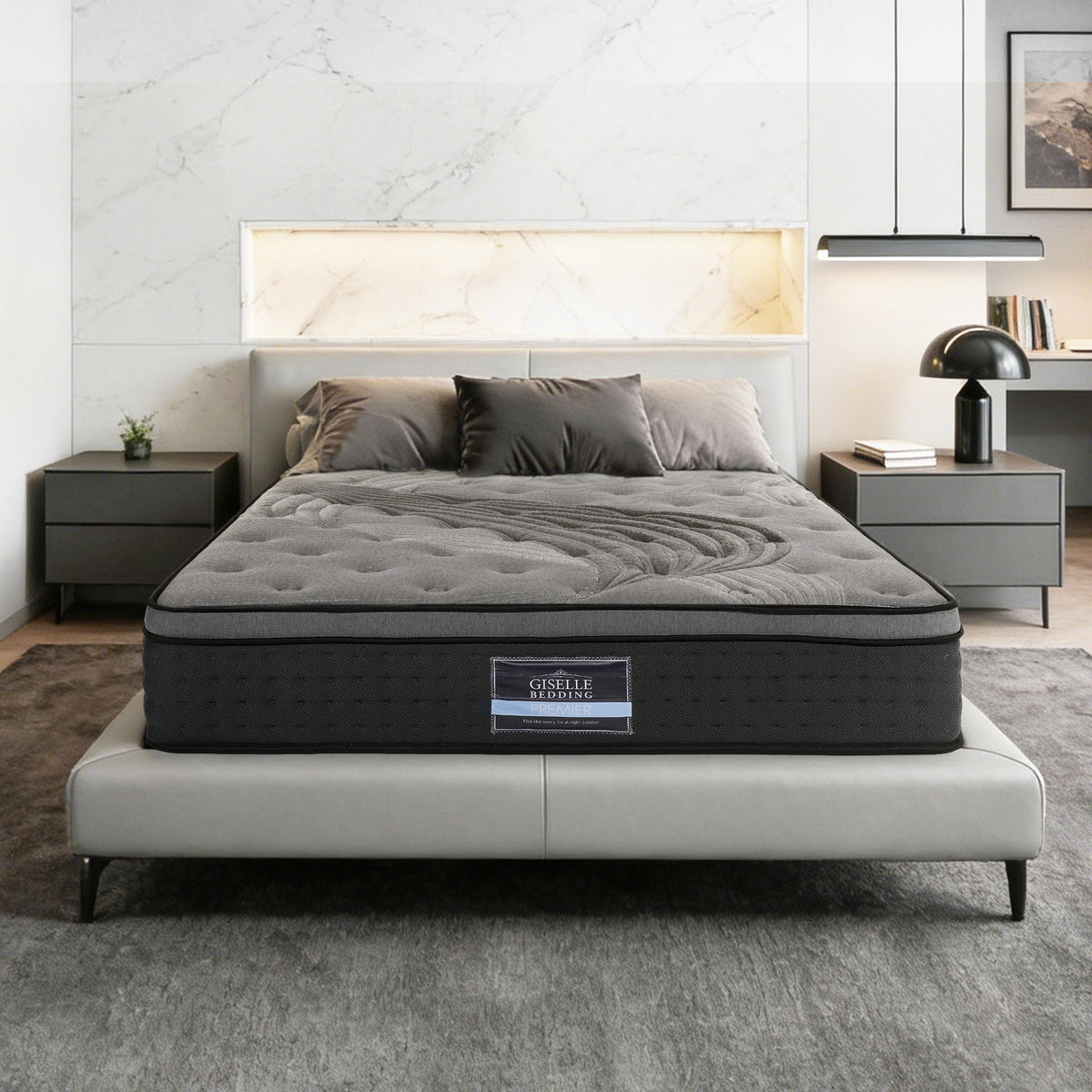 Giselle Bedding 34cm Mattress Bamboo Cover Double