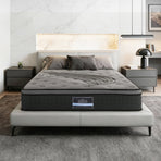 Giselle Bedding King mattress, 34cm Euro Top with bamboo charcoal cover