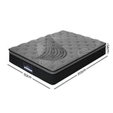Giselle Bedding 34cm Mattress Bamboo Cover Queen