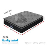 Giselle Bedding 34cm Mattress Bamboo Cover Queen - Front View