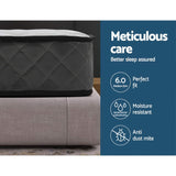 Giselle Bedding 21cm Mattress Pillow Top Single - Side View