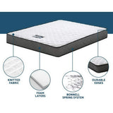 Giselle Bedding 16cm Mattress Tight Top King Single - 45-Degree Angle