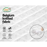 Giselle Bedding 16cm Mattress Tight Top King Single - Rear View