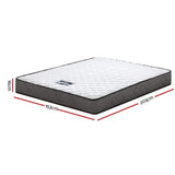 Giselle Bedding 21cm Mattress Pillow Top Double - Front View