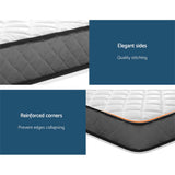 Giselle Bedding 16cm Mattress Tight Top Single - Close-Up Angle
