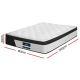 Giselle Bedding 30cm Mattress Euro Top King - Front View