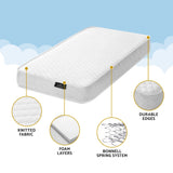 Giselle Baby Cot Mattress Spring Foam - 45-Degree Angle
