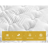 Giselle Bedding 32cm Mattress Euro Top Super King
