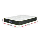 Giselle Bedding 32cm Mattress Euro Top Queen - Front View