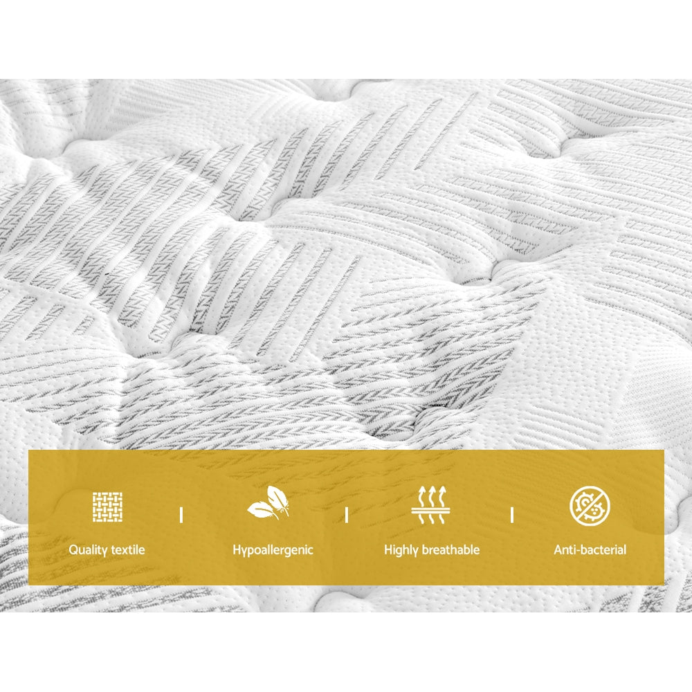 Giselle Bedding 32cm Mattress Euro Top Queen