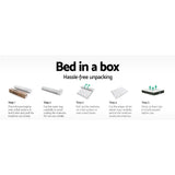Giselle Bedding 25cm Mattress Green Tea Foam Queen