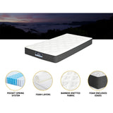 Giselle Bedding 21cm Mattress Tight Top Double - 45-Degree Angle