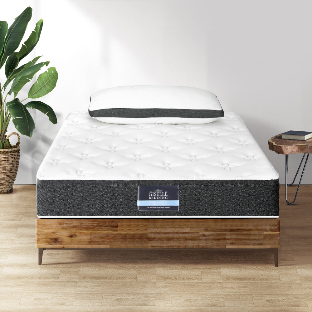 Giselle Bedding 21cm Mattress Pillow Top King Single