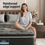 Giselle Bedding 35cm Mattress Graphene Memory Foam Medium Firm Euro Top Mattresses Double - Extra Image