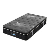 Giselle Bedding 35cm Mattress Graphene Memory Foam Medium Firm Euro Top Mattresses King Single - Front View