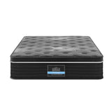 Giselle Bedding King Single Mattress 35cm Euro Top with Graphene Cooling Comfort Medium Firm
